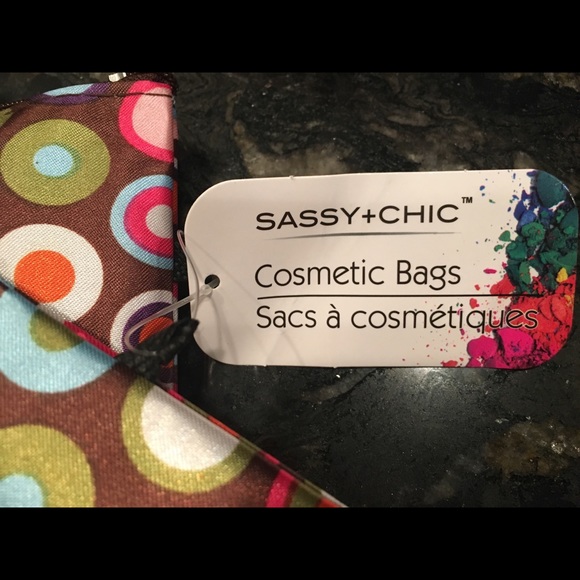 Cosmetic Bag SET Happy Colorful Pattern - Picture 3 of 7